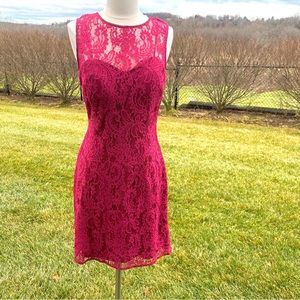 Phistic Ariel Lace-Overlay Sheath Dress